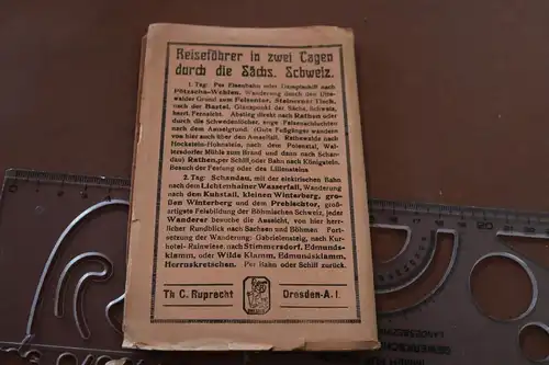 10 tolle alte Kupferdruck-Ansichten der Sächs. Böhm. Schweiz  Willy Hering