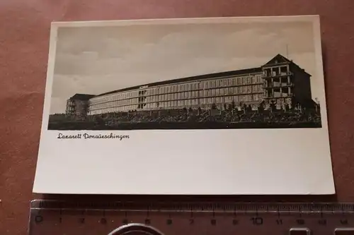 tolle alte Karte - Lazarett Donaueschingen 30-40er Jahre ?