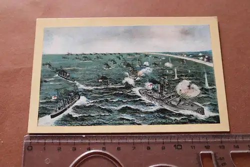 tolle alte Karte Seeschlacht 1 Weltkrieg - Belgien  Alter ??