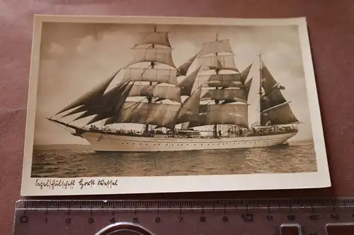 tolle alte Karte -  Segelschulschiff Horst Wessel  30-40er Jahre