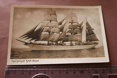 tolle alte Karte -  Segelschulschiff Horst Wessel  30-40er Jahre 