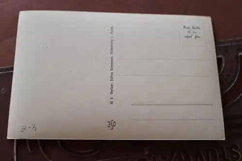 tolle alte Karte -  Segelschulschiff Horst Wessel  30-40er Jahre 