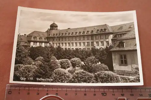 tolle alte Karte -  Aufbauschule Lahr Baden 