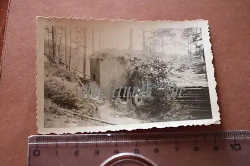 tolles altes Foto - Bunker in Tschechien ? Sudetenland ? 