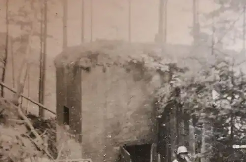 tolles altes Foto - Bunker in Tschechien ? Sudetenland ? 