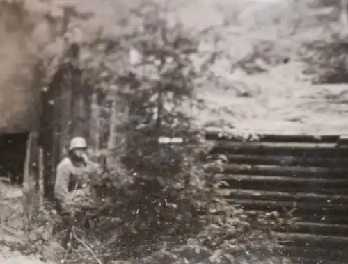 tolles altes Foto - Bunker in Tschechien ? Sudetenland ? 