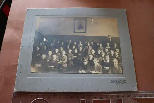 tolles altes Foto - Klassenraum - Schulklasse - Klassenfoto Berlin Lichterfelde