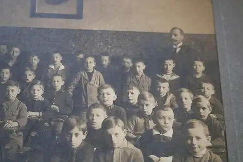 tolles altes Foto - Klassenraum - Schulklasse - Klassenfoto Berlin Lichterfelde