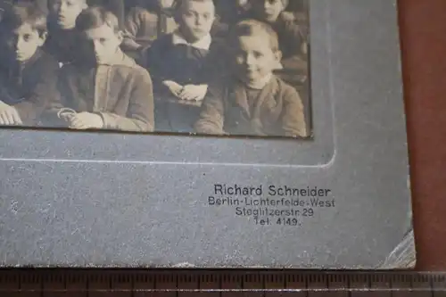tolles altes Foto - Klassenraum - Schulklasse - Klassenfoto Berlin Lichterfelde 