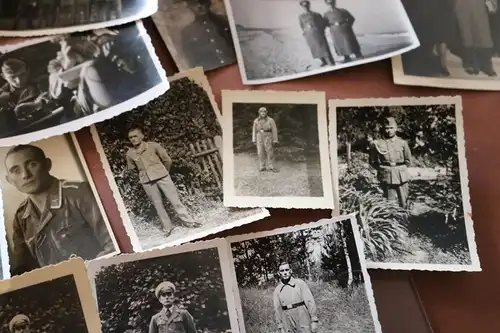 21 tolle alte Fotos - Portraits eines Piloten mit FFS, Dolch usw. 