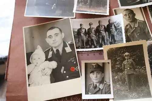 21 tolle alte Fotos - Portraits eines Piloten mit FFS, Dolch usw. 