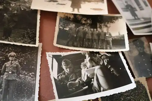 21 tolle alte Fotos - Portraits eines Piloten mit FFS, Dolch usw. 