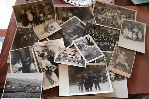 kleines Konvolut Fotos - Personen, Kinder, Soldaten usw. 