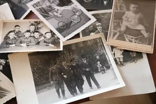 kleines Konvolut Fotos - Personen, Kinder, Soldaten usw.