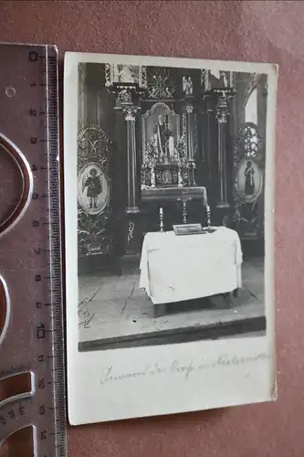 tolles altes Foto - Kirche - Altar in Nesterowa, Nesterova ???