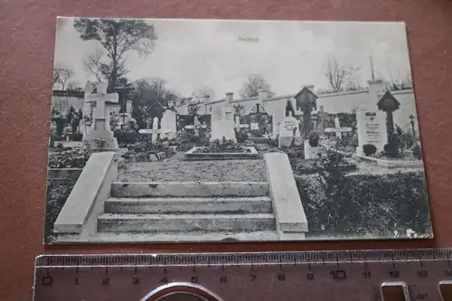 tolle alte Karte -  Soldatenfriedhof ?? Friedhof Neuchâtel  Frankreich ?