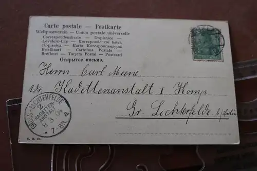 tolle alte Karte -  hübsche Frau - Messeiller   Schauspielerin 1904