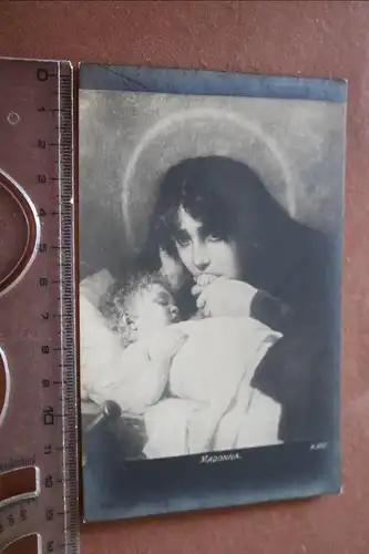 tolle alte Karte -  heilige Madonna 1900-1920 ???