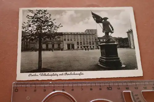 tolle alte Karte -  Berlin  Wilhelmsplatz mit Reichskanzlei  20-30er Jahre ?