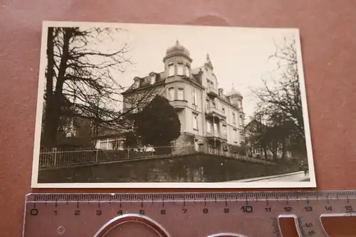 tolles altes Foto -  Gebäude , Haus in Bad Kissingen ? - 30-50er Jahre ?