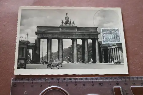 tolle alte Karte -  Berlin Brandenburger Tor  mit Sonderstempel und Marke
