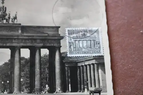 tolle alte Karte -  Berlin Brandenburger Tor  mit Sonderstempel und Marke