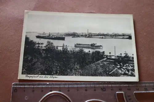 tolle alte Karte -  Vegesack an der Weser - 30-40er Jahre 