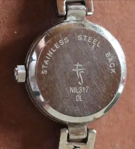 alte fs Damen Armbanduhr Retro Vintage  asiatische Zeichen an Bastler