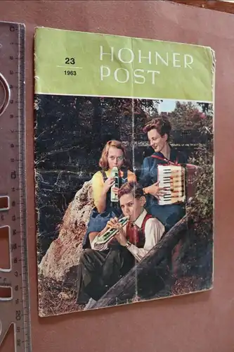 tolles altes Heft - Hohner Post - 1963