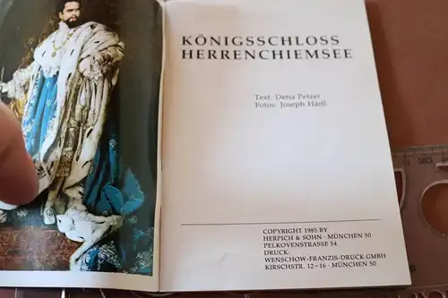 tolles altes Heft - Herrenchiemsee Königschloß 1985