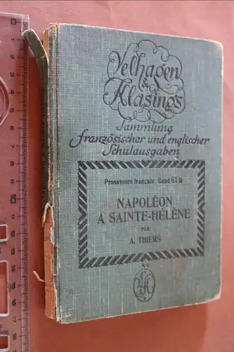 tolles altes Buch - Napoléon a Sainte-Heléne par A. Thiers Prosateurs Francais, 
