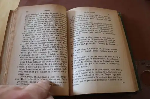 tolles altes Buch - Napoléon a Sainte-Heléne par A. Thiers Prosateurs Francais,