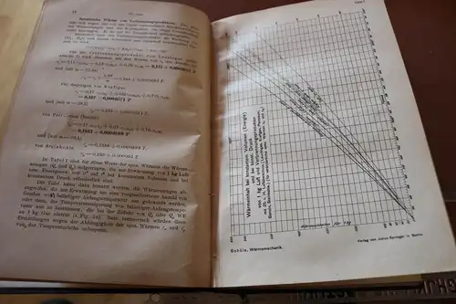 tolles altes Buch - Schüle, Wärmetechnik 1 - 1909