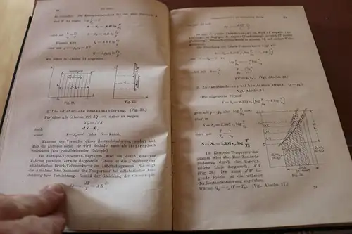 tolles altes Buch - Schüle, Wärmetechnik 1 - 1909