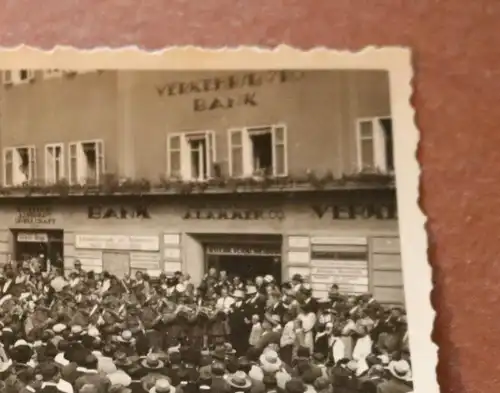 tolles altes Foto - Zell am See ?? Menschen, Musiker, Bank A. Lammer