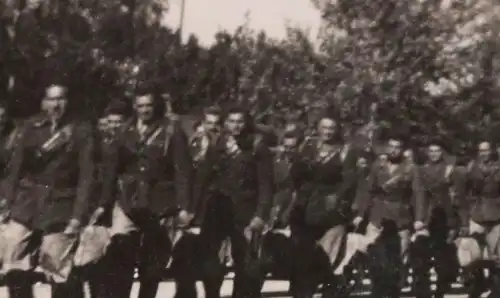 tolles altes Foto - italienische Soldaten in Afrika