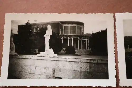 zwei alte Fotos - Rom Forum Mussolini  30-40er Jahre 