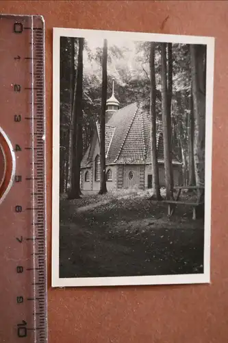 tolles altes Foto - mir unbekannte Waldkirche ?? Waldkapelle   Ort ??