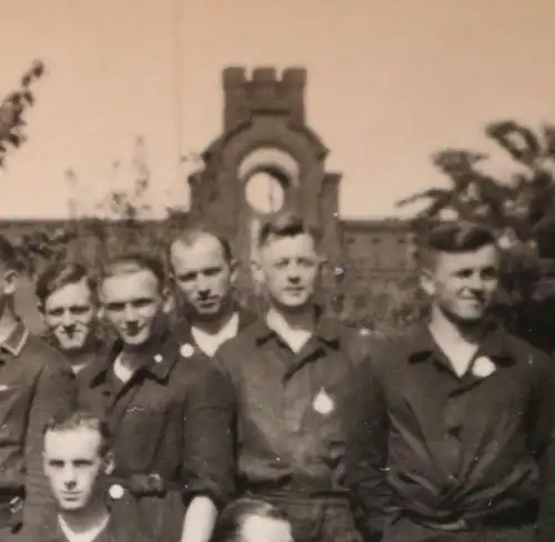 tolles altes Gruppenfoto - Motorenschulungskurs Argus  Berlin Reinickendorf 1936