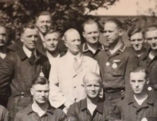 tolles altes Gruppenfoto - Motorenschulungskurs Argus  Berlin Reinickendorf 1936