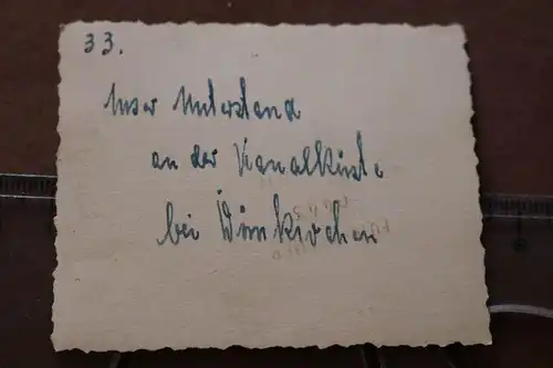 altes Foto - Unterstand  Kanalküste bei Dünkirchen 