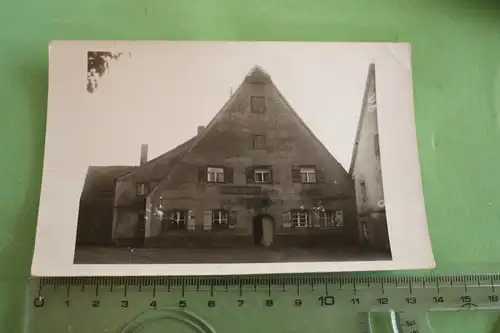 tolles altes Foto - Gebäude -  Bäckerei Karl Rork ? Rock ?? 1900-1920