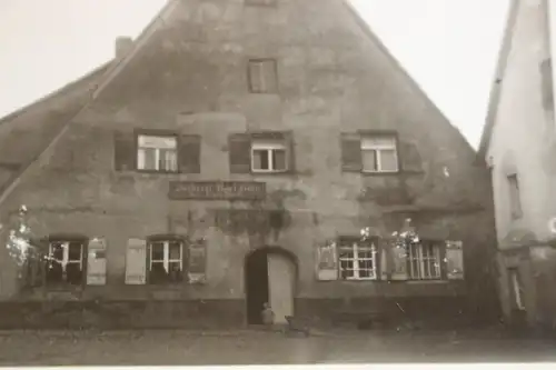 tolles altes Foto - Gebäude -  Bäckerei Karl Rork ? Rock ?? 1900-1920