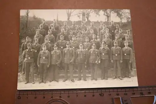 tolles altes Gruppenfoto Soldaten  Offiziere der Luftwaffe