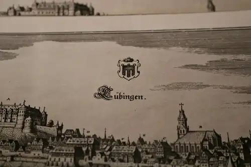 tolles altes Negativ - Ansicht Tübingen 