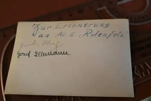 tolles altes Foto - Matrosen Kriegsmarine auf der M.S. Rotenfels 