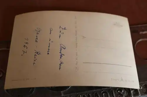 tolle alte Karte -  Heringsdorf - FDGB Ferienheim Erich Wisth 1957