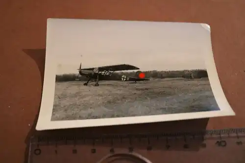 tolles altes Foto - Flugzeug  Fieseler Fi 156 Storch