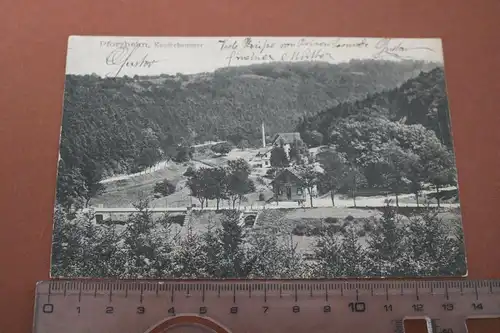 tolle alte Karte - Pforzheim - Kupferhammer  1910 