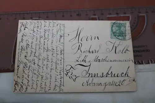 tolle alte Karte - Pforzheim - Kupferhammer  1910 